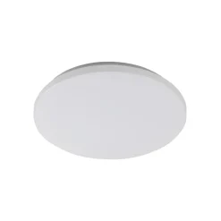 Lindby LED udendørs loftslampe Astera, hvid, 3.000 K, Ø 33 cm