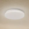 Lindby LED udendørs loftslampe Kirkola, 4000 K, Ø 26 cm, hvid