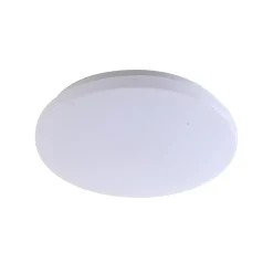 Lindby LED udendørs loftslampe Kirkola, 4000 K, Ø 34 cm, hvid