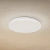 Lindby LED udendørs loftslampe Kirkola, 3000 K, Ø 34 cm, hvid