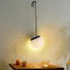 Lindby LED udendørs pendel Eleia, RGBW, 20 cm, genopladeligt batteri