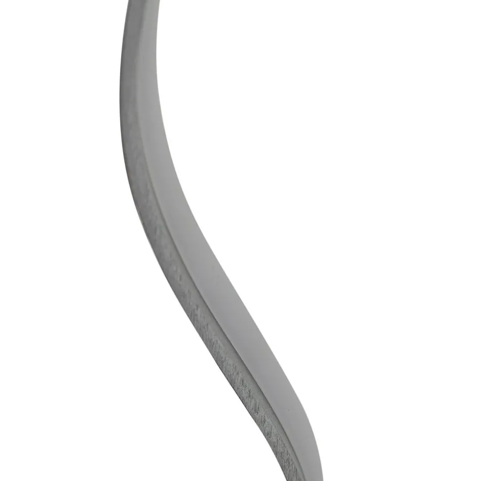 Lindby LED-væglampe Alvon, sølv, højde 50 cm, metal