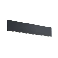 Lindby LED-væglampe Ignazia, 47 cm, sort, metal, op/ned