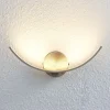 Lindby LED-væglampe Iven, bredde 34 cm, nikkel, 3.000 K
