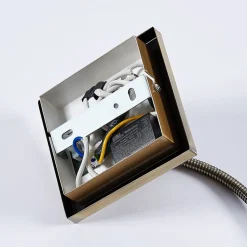 Lindby LED-væglampe Mayar, 2, messing, læselampe, 11 cm