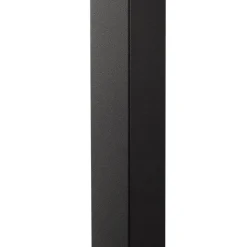 Lindby LED-væglampe Neano, 120 cm, sort, metal, IP54