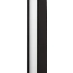 Lindby LED-væglampe Neano, 90 cm, sort, metal, IP54