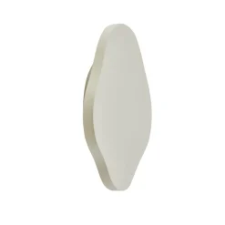 Lindby LED-væglampe Nielson, beige, gips, 30 cm høj