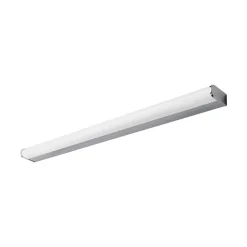 Lindby LED-væglampe Philippa, afrundet, 88 cm, krom, IP44