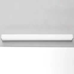 Lindby LED-væglampe Philippa, kantet, 59 cm, krom, IP44