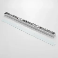Lindby LED-væglampe til badeværelset Layan, 120 cm, krom, metal