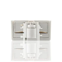 Lindby Linaro end feed, hvid, 1-faset system