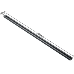Lindby Linaro strømskinne, 1 m, sort, 1-fase skinne