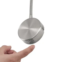 Lindby Lioma væglampe med fleksibel arm, nikkel