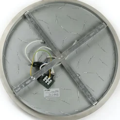 Lindby loftlampe Annica, rund, krom, metal, Ø 46cm