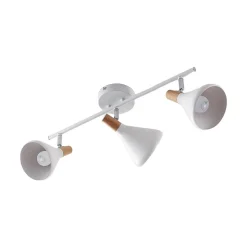 Lindby loftlampe Arina, 53 cm, hvid, 3 lyskilder, E14