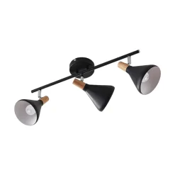 Lindby loftlampe Arina, 53 cm, sort, 3 lyskilder, E14