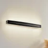 Lindby loftlampe Benario, sort, aluminium, 80 cm