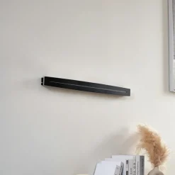 Lindby loftlampe Benario, sort, aluminium, 80 cm