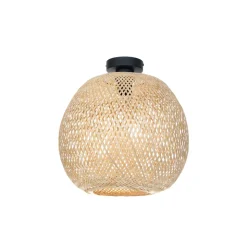 Lindby loftlampe Dabila, bambus, Ø 35 cm, E27