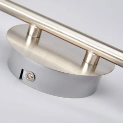 Lindby loftlampe Elaina, 180 cm, 6 lyskilder, nikkel, glas, E14