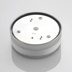 Lindby loftlampe Flavi, Ø 23 cm, krom, glas, IP44, E27