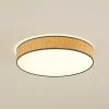 Lindby loftlampe Jutis, beige, tang, Ø 50 cm