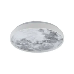Lindby loftlampe Lune, plast, metal, 38 cm