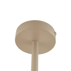 Lindby loftlampe Marilou, beige, 4 lyskilder, Ø 70 cm