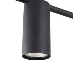 Lindby loftlampe Marilou, sandsort, 4 lyskilder, Ø 70 cm