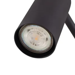 Lindby loftlampe Marilou, sandsort, 4 lyskilder, Ø 70 cm