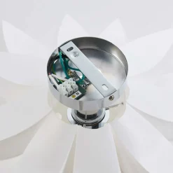 Lindby loftlampe Rimon, hvid, plast, Ø 50 cm, E27