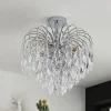 Lindby loftlampe Silino, grå, metal, Ø 40cm, E14