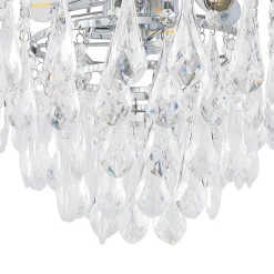 Lindby loftlampe Silino, grå, metal, Ø 40cm, E14