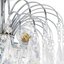 Lindby loftlampe Silino, grå, metal, Ø 40cm, E14