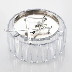 Lindby loftlampe Sofia, transparent, akryl, Ø 46cm