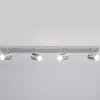 Lindby loftlampe til bad Dejan, 85 cm, 4 lyskilder, krom, IP44