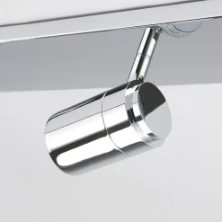 Lindby loftlampe til bad Dejan, 85 cm, 4 lyskilder, krom, IP44