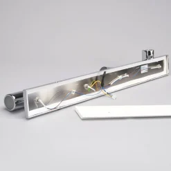 Lindby loftlampe til bad Dejan, 85 cm, 4 lyskilder, krom, IP44
