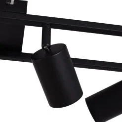 Lindby loftspot Bravius, sort, 6 lyskilder, jern