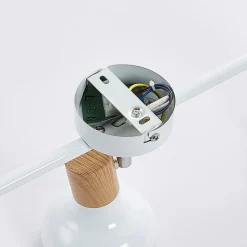 Lindby loftspot Fridolin, 50 cm, 3 lyskilder, hvid, metal