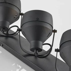 Lindby loftspot Henega, 52 cm, sort, 3 lyskilder
