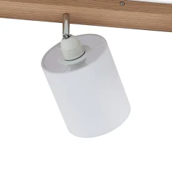 Lindby loftspot Imarin, 56 cm, 3 lyskilder, hvid, træ