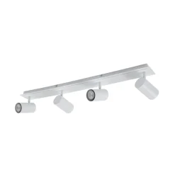 Lindby loftspot Joffrey, 80 cm, hvid, 4 lyskilder, GU10