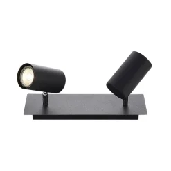 Lindby loftspot Joffrey, 31 cm, 2 lyskilder, sort, GU10