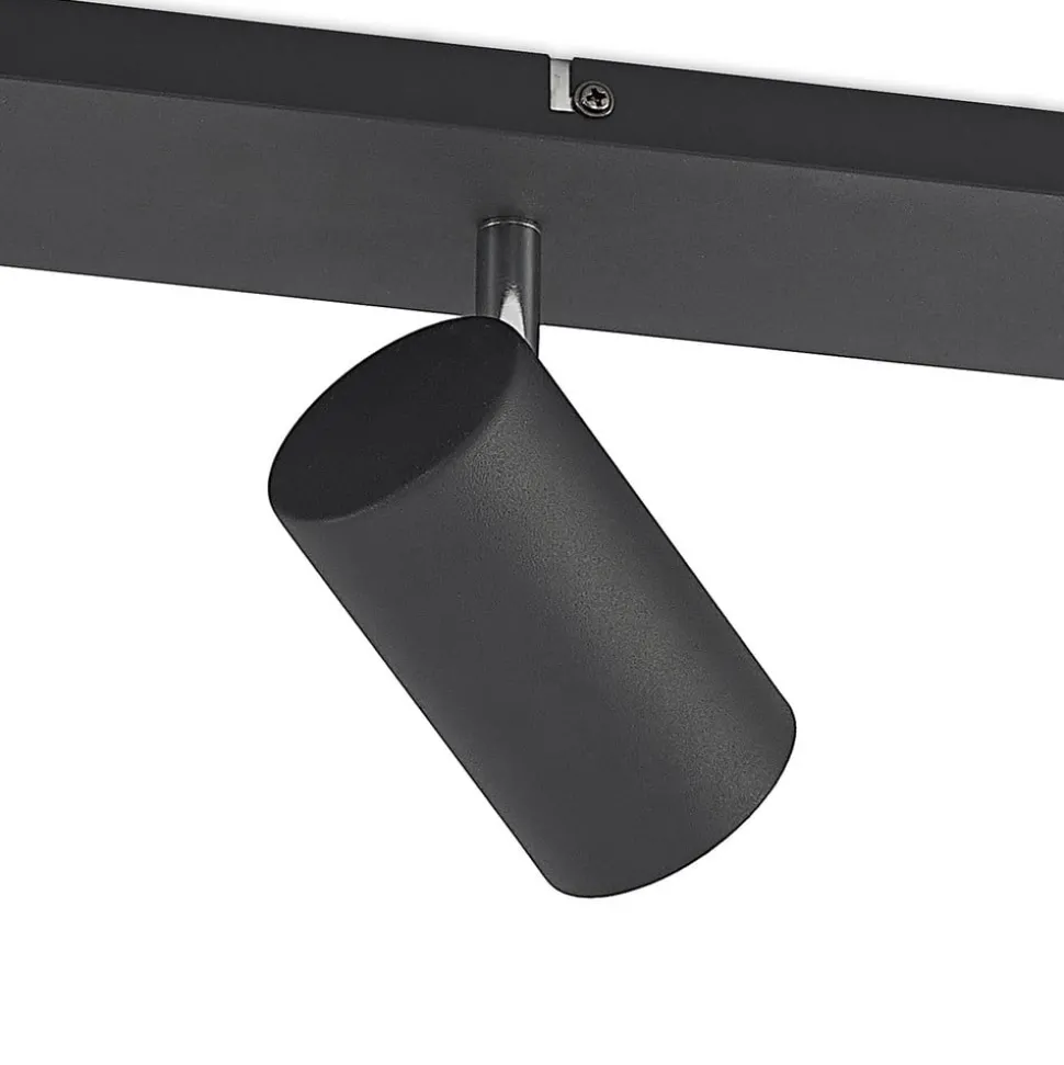 Lindby loftspot Joffrey, 80 cm, sort, 4 lyskilder, GU10