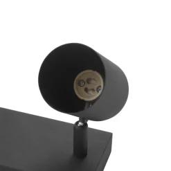Lindby loftspot Jorell, 35 cm, sort, 3 lyskilder, metal