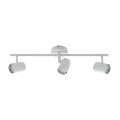 Lindby loftspot Jorell, hvid, 55 cm, 3 lyskilder, metal, GU10