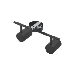 Lindby loftspot Jorell, sort, 31 cm, 2 lyskilder, GU10