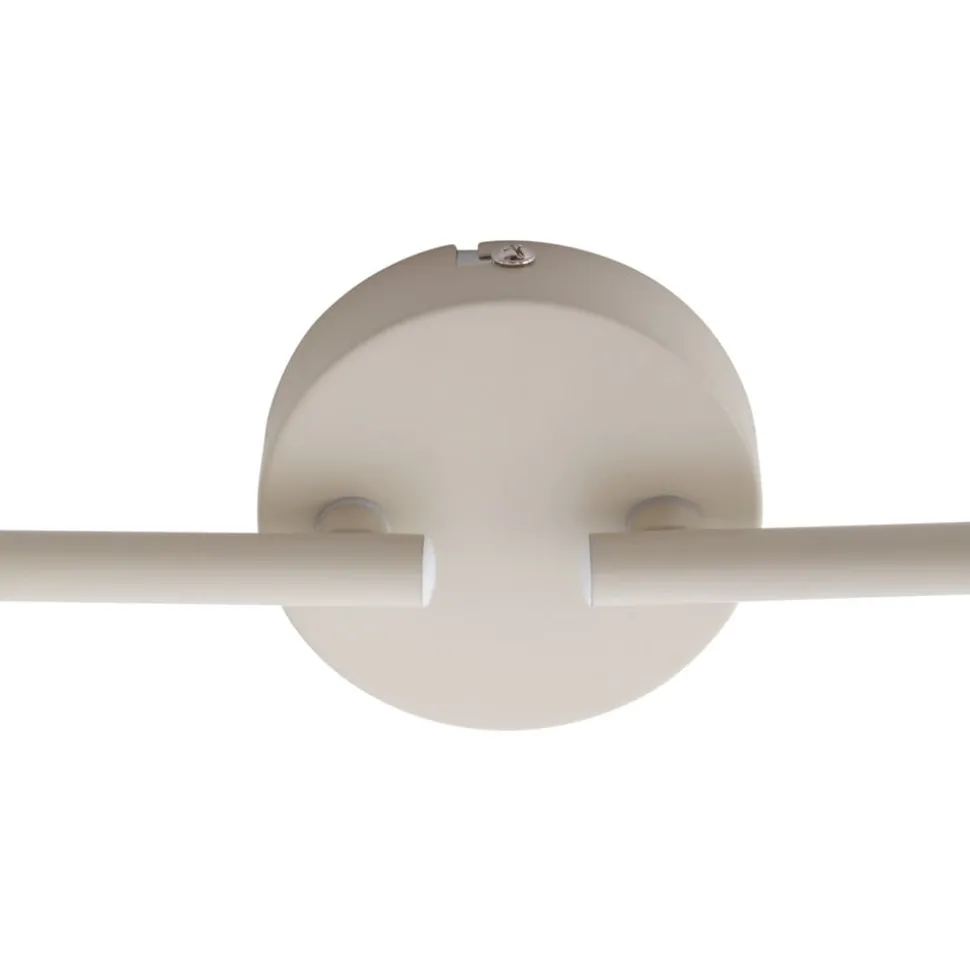 Lindby loftspot Ovelia, beige, 80 cm, 4 lyskilder, E27